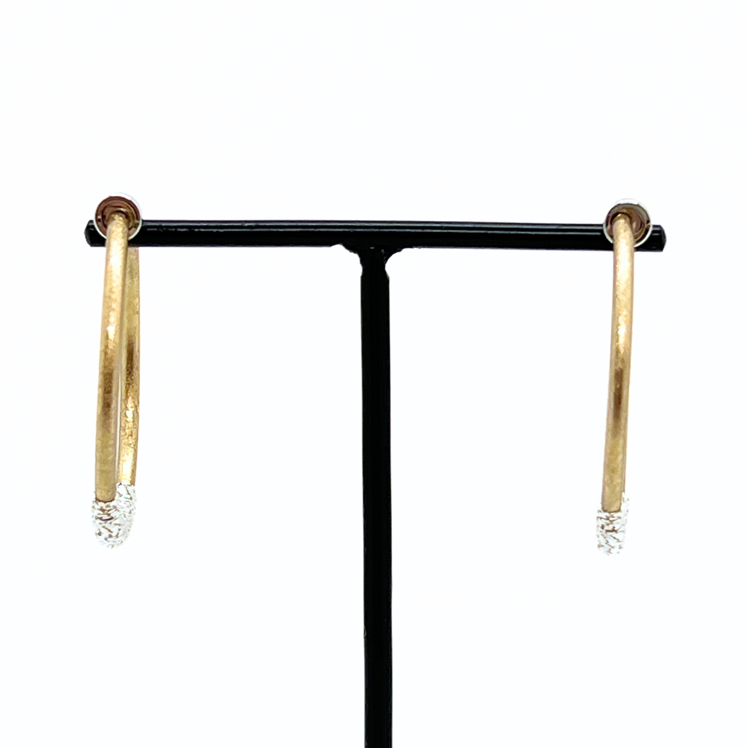 ラインフープピアス（久遠色）