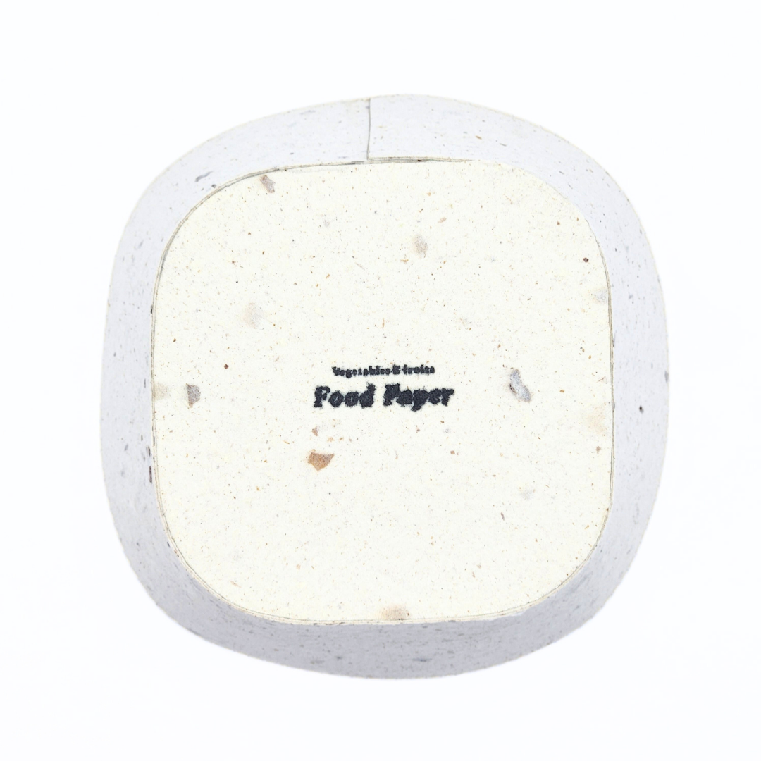 Food Paper -野菜や果物からできた角丸トレイ-　ぶどう