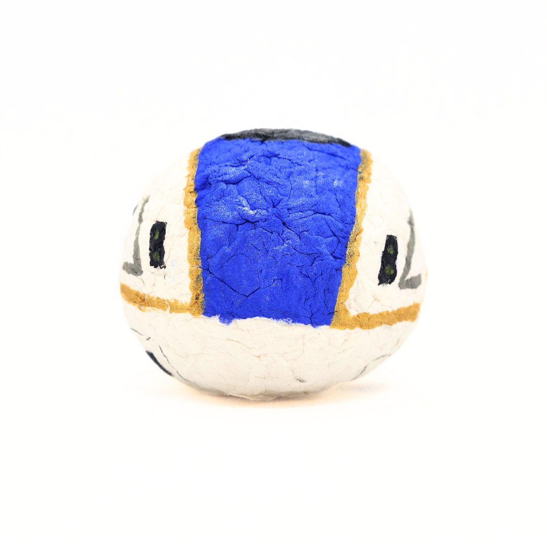 【越前和紙】手漉き和紙おきあがりこぼし　新幹線 かがやき