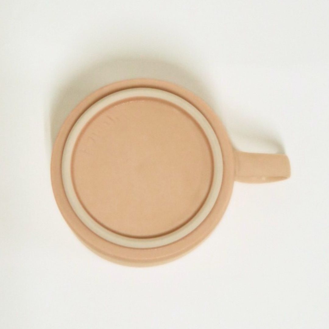 クローバー カップ＆ソーサー マットピンク