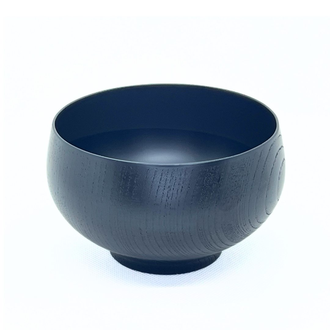 【越前漆器】くるむ 組椀(中)　紺