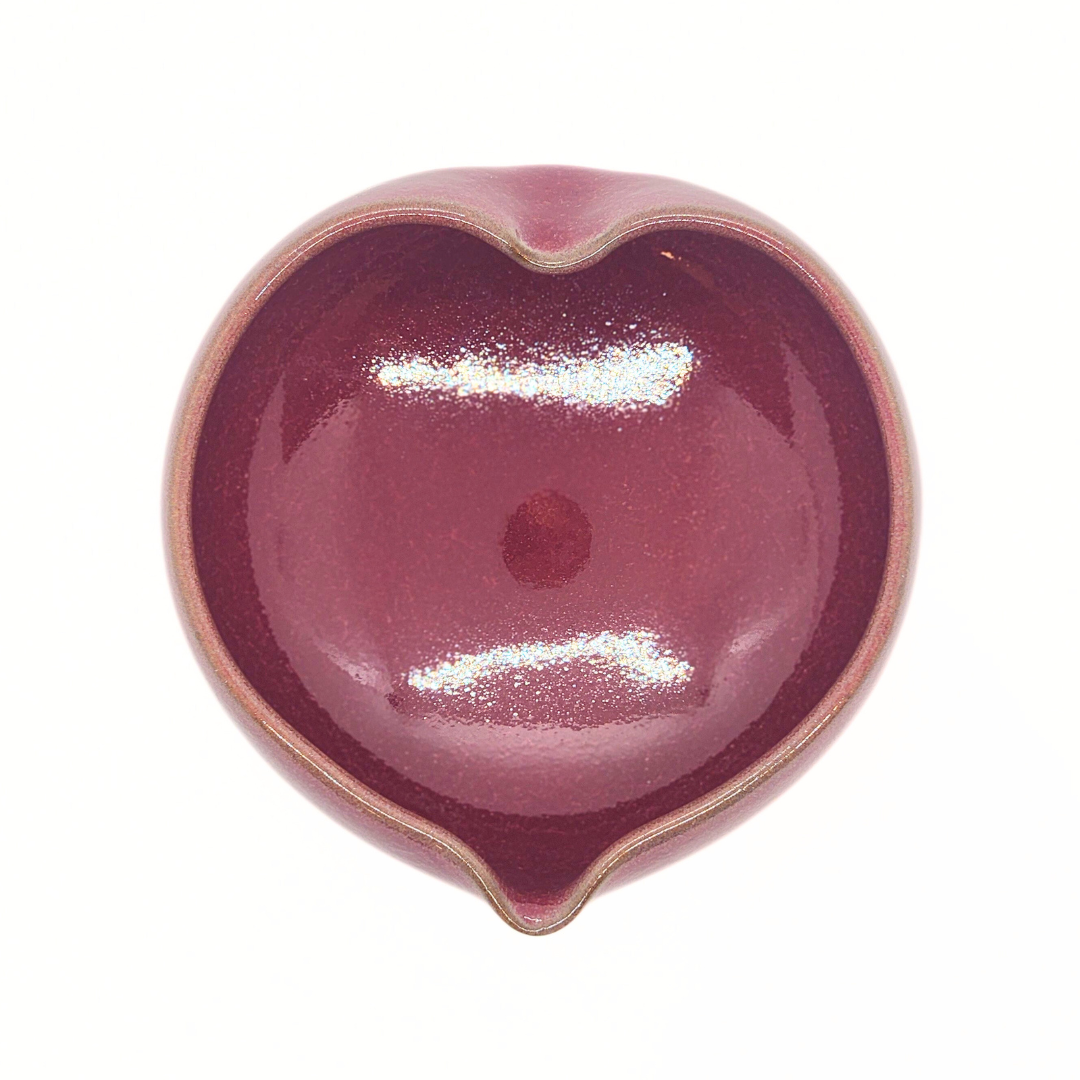 【越前焼】パープルハート ハートの小鉢