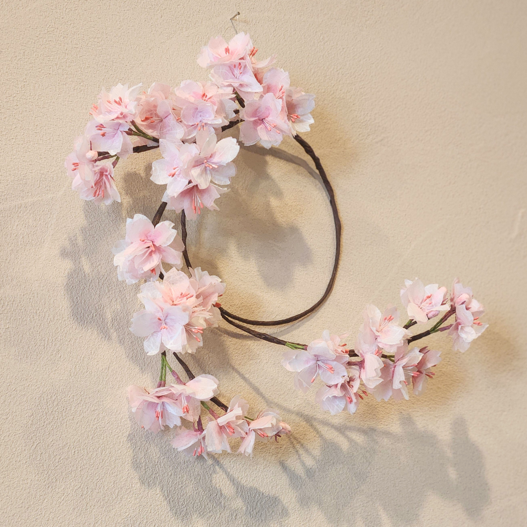 越前和紙の花 ウォールアート　桜