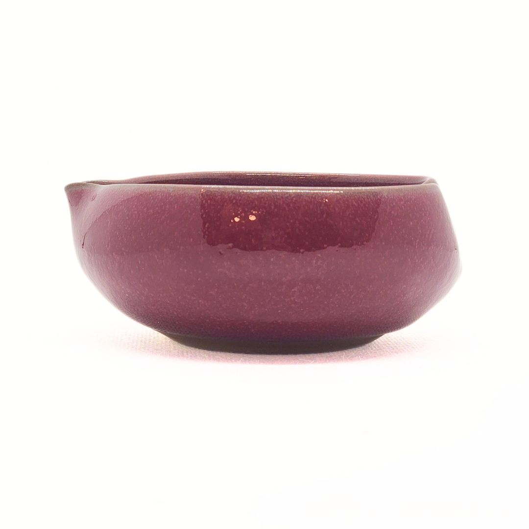 【越前焼】パープルハート ハートの小鉢
