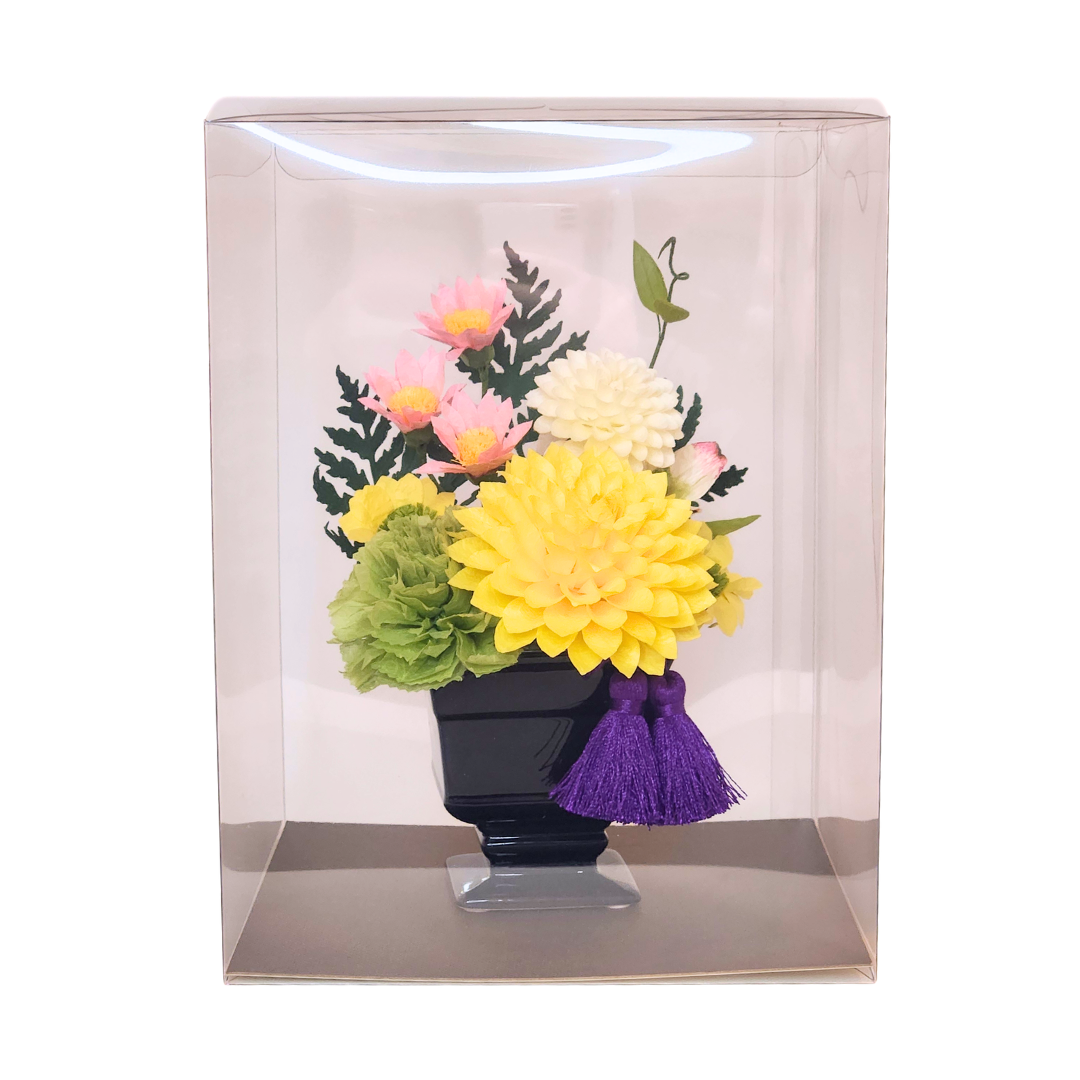 【越前和紙】黄ダリアのお仏花