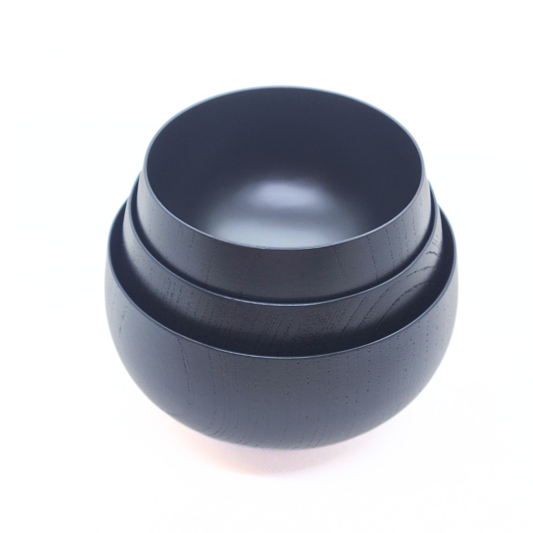 【越前漆器】くるむ 組椀(中)　紺