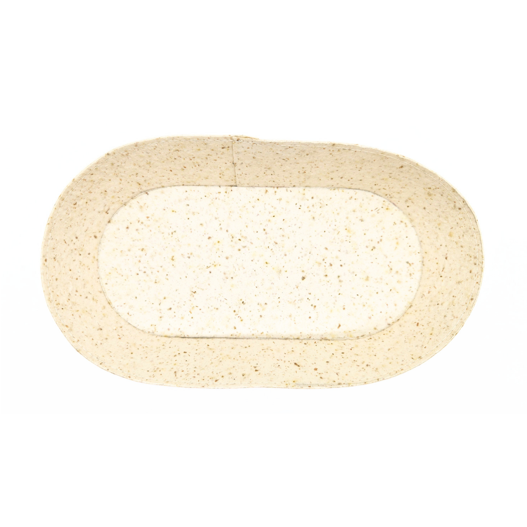 Food Paper -野菜や果物からできた楕円トレイ-　いちご