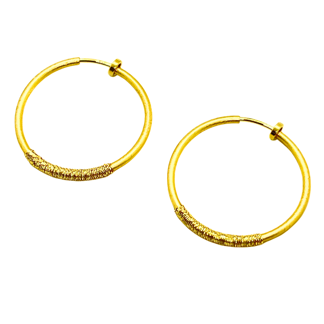 ラインフープイヤリング（永遠色）