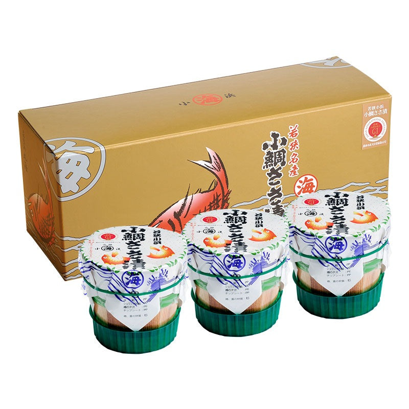 小鯛ささ漬 180g× 3樽入（※別配送）