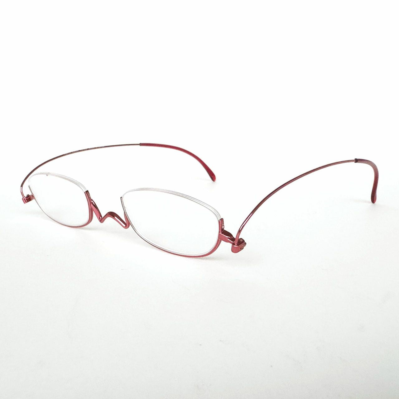 ペーパーグラス Nスタ アンダーリム型（レッド） | 折りたたみ老眼鏡 | グッドデザイン賞受賞