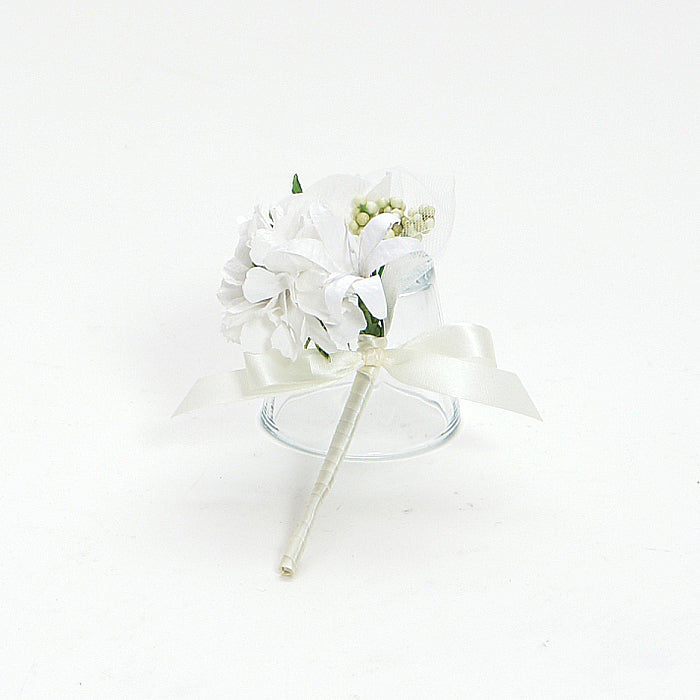 【越前和紙】和紙の花ウエディング・ティアドロップブーケ「スノーホワイト」