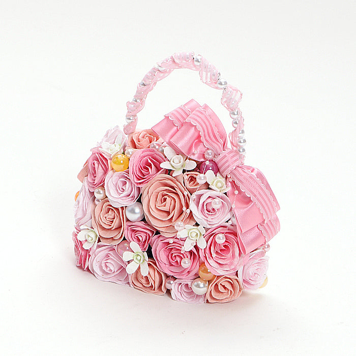 【越前和紙】和紙の花ウエディング-バッグブーケ＆ブートニア「Cute」