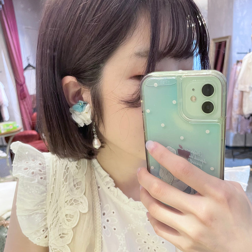 【期間限定SALE】あじさい2wayイヤリング