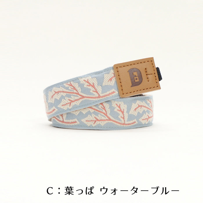 オリボンカメラストラップ　葉っぱ