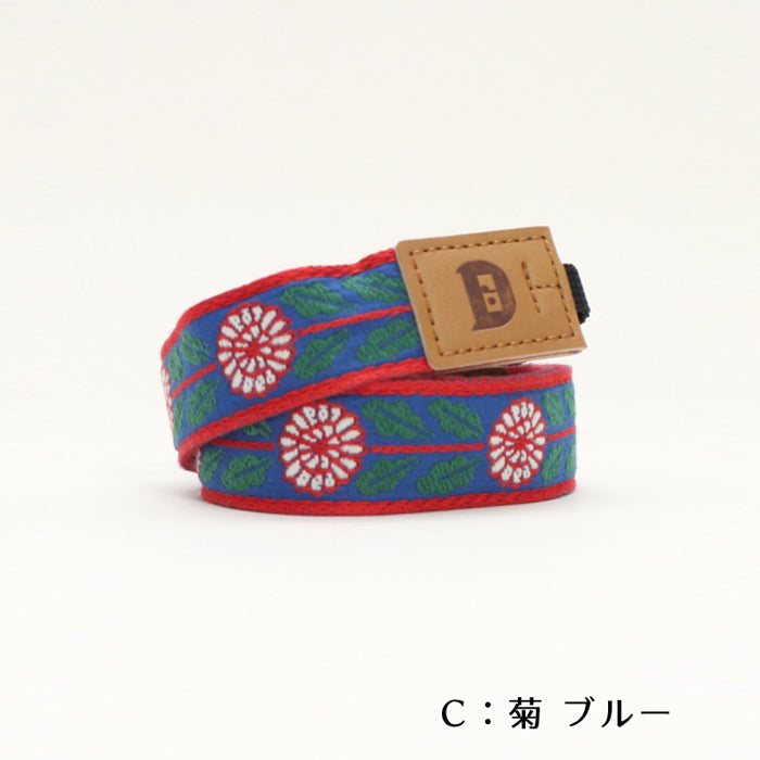 オリボンカメラストラップ　菊