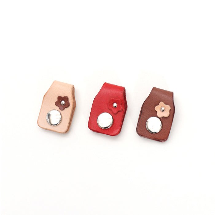 ヌメ革コードクリップ （イヤホン用）