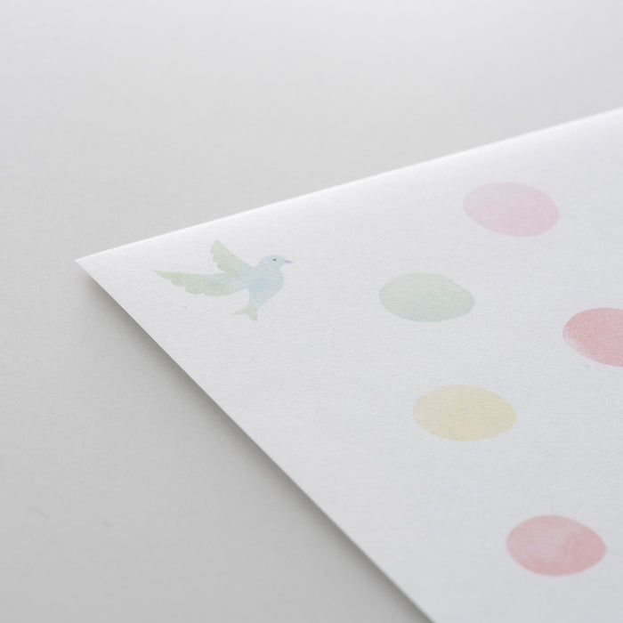 越前和紙】懐紙 幸せの鳥