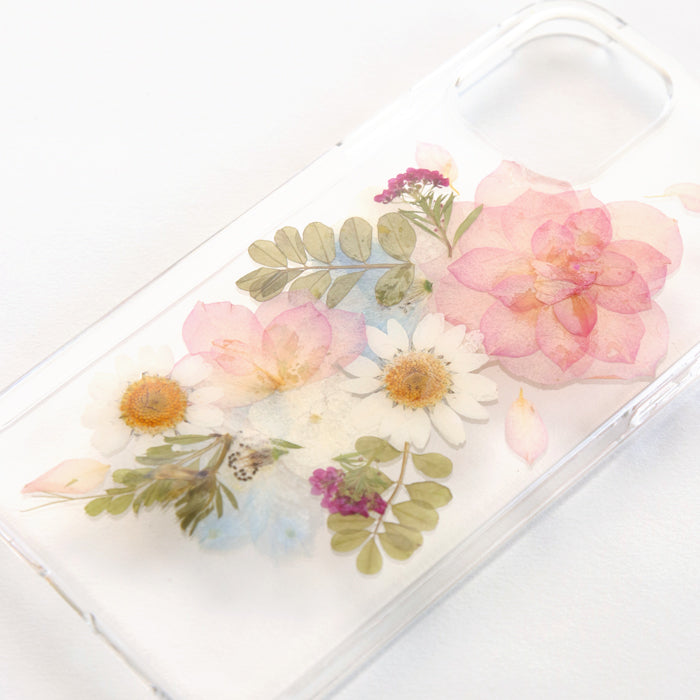 【iPhone】クラシカル押し花ケース