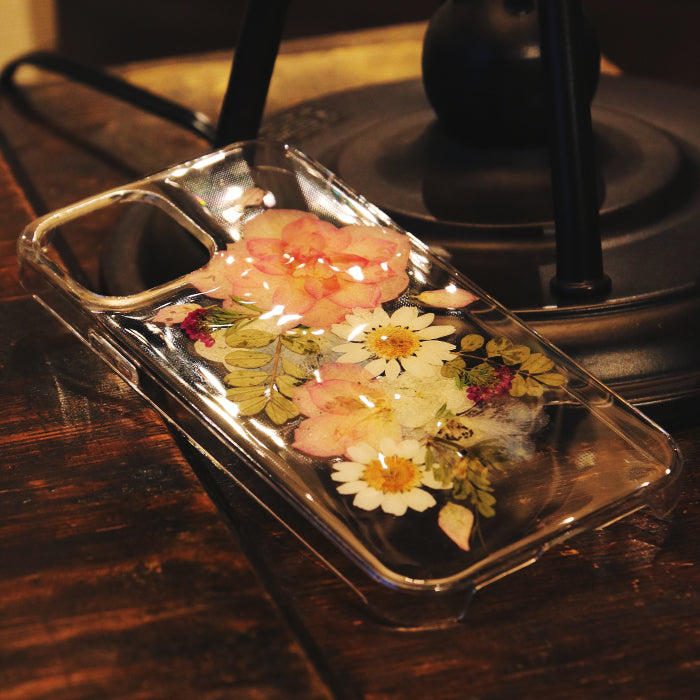 【iPhone】クラシカル押し花ケース