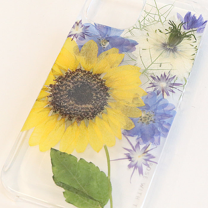 【a.depa限定】ROSE WITH TOO ひまわり押し花ケース