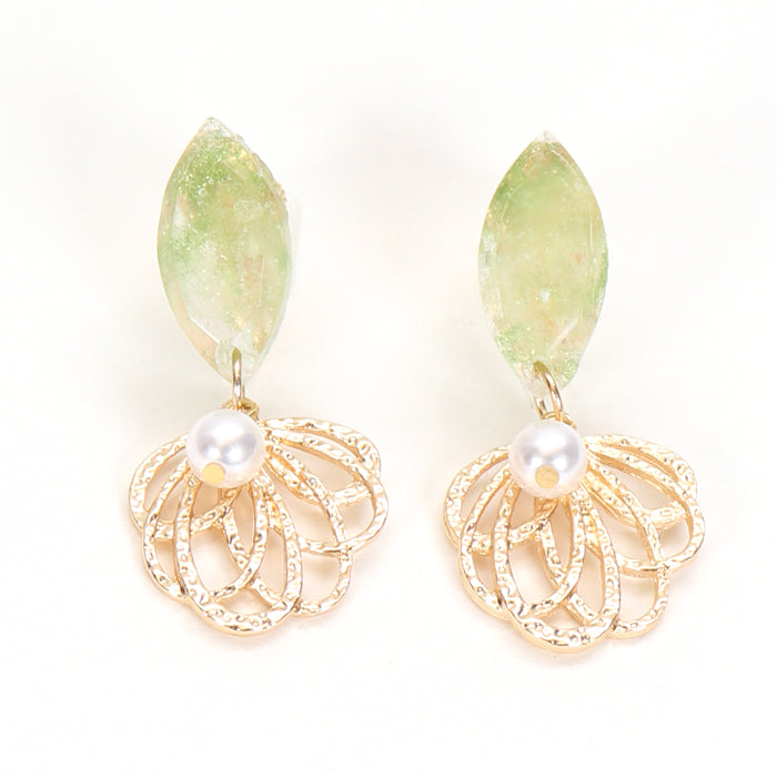 【期間限定SALE】和紙レジン　イヤリング
