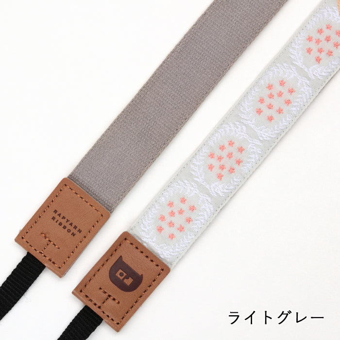 オリボンカメラストラップ　リース