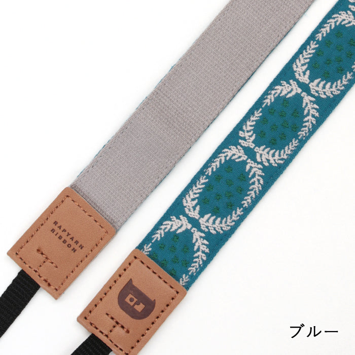 オリボンカメラストラップ　リース