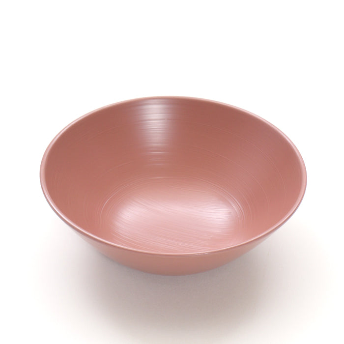 【越前漆器】刷毛目 平椀桃